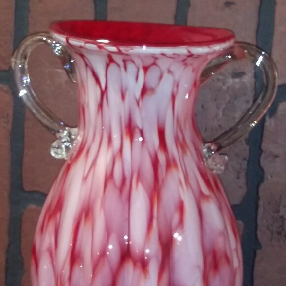 Lavorazione Arte Murano Hand Blown Art Glass Vase - Picture 6 of 13
